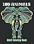100 Animals Adult Coloring ...