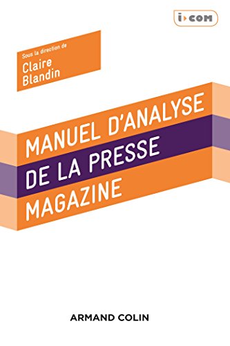 Manuel d'analyse de la presse magazine (Paperback)