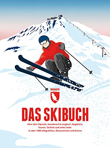 Das Skibuch: Alles über Alpinski, Snowboard & Langlauf, Skigebiete, Touren, Technik und vieles mehr in über 1000 Infografiken, Illustrationen und Karten (Hardcover)