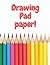 Drawing pad paper