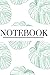Monstera Plant Covered Personal Notebook by Maya B
