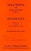 Statistics: Solutions in Statistics Modules T1,T2: June 1996-June 1997 (6 Past Examination Papers)