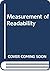 Measurement of Readability