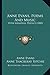 Anne Evans, Poems And Music...
