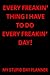 Every Freakin' Thing I Have...