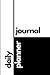 Daily planner: Journal