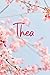 Thea: 120 pages (6"x9") Planner Notebook with Flower Design, Book for note taking, notes, planning, etc. matt Cover, Motivation Notebook To Draw In, Special Gift For Her