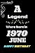 A legend were born in 1970 ...