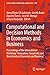 Computational and Decision Methods in Economics and Business: Proceedings of the International Workshop “Innovation, Complexity and Uncertainty in Economics ... Notes in Networks and Systems Book 388)