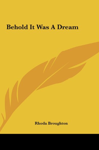 Behold It Was a Dream (Hardcover)