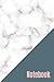 Notebook: Marble Print: Ros...