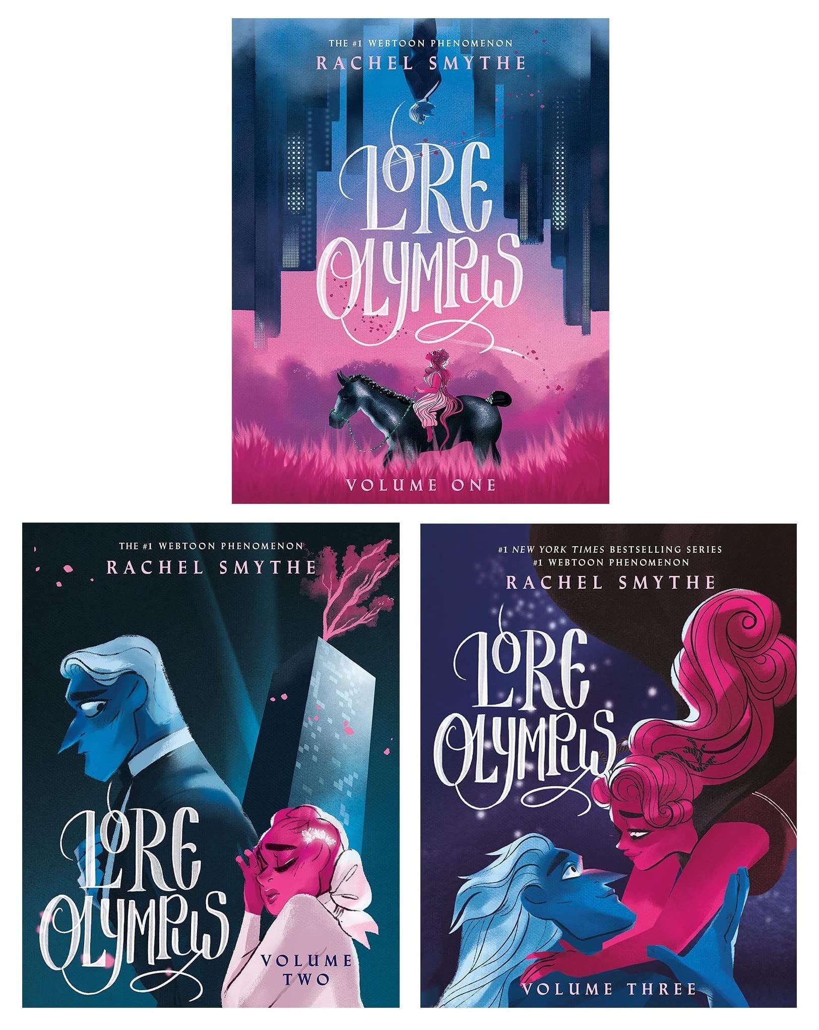 Lore Olympus 3 Books Collection Set (Volume 1, 2 & 3)