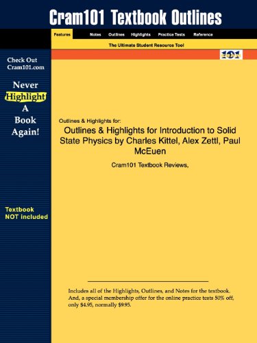 Introduction to Solid State Physics by Charles Kittel, Alex Zettl, Paul Mceuen (Paperback)