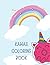 Kawaii Cute Food Coloring Book by Alex To