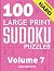 100 Large Print Hard Sudoku...