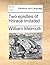 Two epistles of Horace imit...