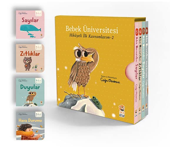 Bebek Üniversitesi 2 ; Hikayeli Ilk Kavramlarim Set (4 Kitap)