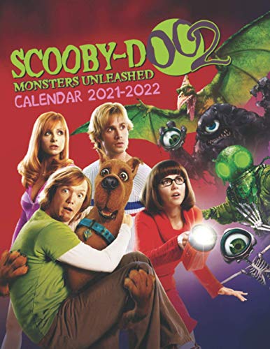 Scooby-Doo 2: 2021 – 2022 Calendar – 18 months – 8.5 x 11 inch High Quality Images (Paperback)