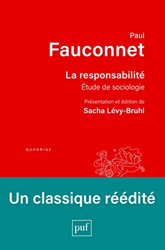 La responsabilité: Etude de sociologie (French Edition)