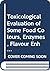 Toxicological evaluation of...