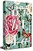 Biblia RVR 1960 letra grande tamaño manual, tapa dura Jardin de flores / Spanish Bible RVR 1960 Handy Size Large Print Hardcover Garden of Flowers (Spanish Edition)