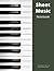 SHEET MUSIC NOTEBOOK: Blank...