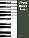 SHEET MUSIC NOTEBOOK: Blank Sheet Music Notebook - Professional Musicians Notebook for Writing Music - 12 Stave, 200 Pages - 8.5in x 11in: Piano Sheet Music - Guitar, Brass, Orchestra