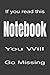 If you read this Notebook Y...