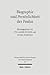 Biographie Und Personlichke...
