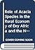 Role of Acacia Species in the Rural Economy of Dry Africa and... by Gerald E. Wickens