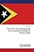 The role of participatory arts in social change in Timor-Leste by Kim Dunphy