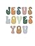 Jesus Loves You Retro Churc...