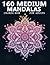 160 MEDIUM MANDALAS COLORING BOOK FOR ADULTS by Jennifer K. Johnson