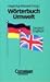 Wörterbuch Umwelt. Deutsch - Englisch / Englisch - Deutsch. by Klaus Degering