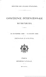 Conference Internationale de Bruxelles, 18 Novembre 1889-2 Juillet 1890: Protocoles Et Acte Final (Classic Reprint)