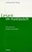 Lesen im Austausch: Eine pastorale Gestaltungsaufgabe (German Edition)