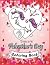 Unicorn Valentines Day Colo...