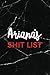 Ariana's Shit List by Ariana