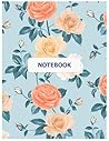 Notebook: flowers Cover - Size (8.5 x 11 inches) 120 Pages: Lined Paper