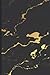 Black and Gold Marble Blank Lines Notebook (Diary, Journal) by Luke Nicholas
