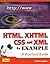 HTML, XHTML, CSS and XML by Example by Teodoru Gugoiu