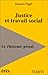 Justice et travail social: ...