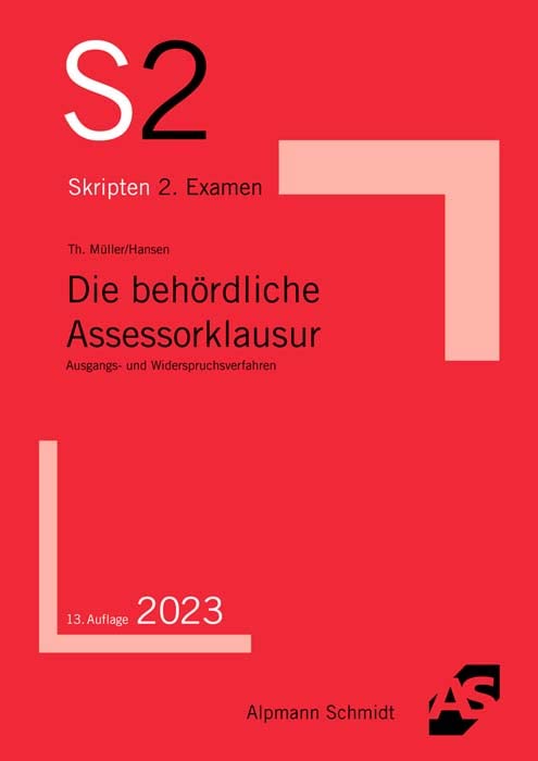 Die behördliche Assessorklausur (Paperback)