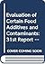 Evaluation of certain food ...