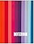 Notebook: Vintage Color Str...