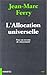 L'ALLOCATION UNIVERSELLE