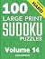 100 Large Print Hard Sudoku...