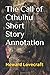 The Call of Cthulhu Short Story Annotation