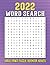 2022 Word Search Large Print Puzzle Book For Adults by Cheryl Anderson