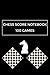 Chess Score Notebook 100 Games by Evan chess scorebook